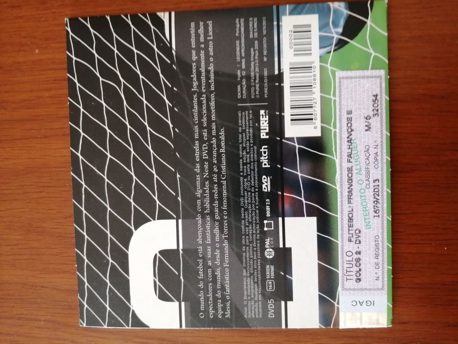 FUTEBOL: Frangos, Falhanços e Golos (DVD)