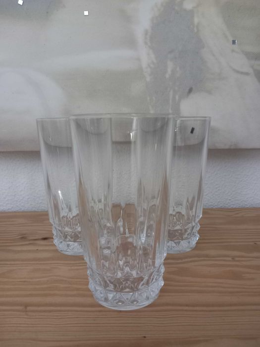 Serviço de Bar Cristal d'Arques France – Lote 16 Peças (Longchamp)