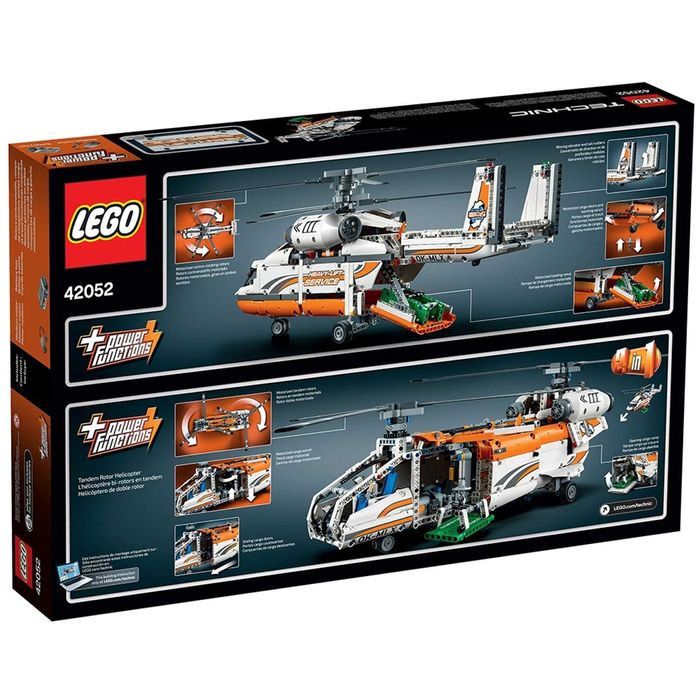 Lego Technic 42052 Heavy Lift Helicopter com motor Descontinuado Novo
