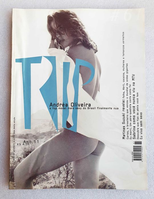 Antiga Revista de Life Style ~ "TRIP nº61" ~ Brasil ~ 122 Pag. ~ 1998