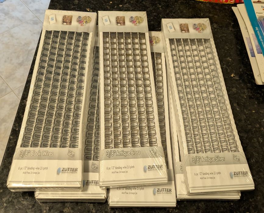 Argolas  em metal para encadernação - Novos