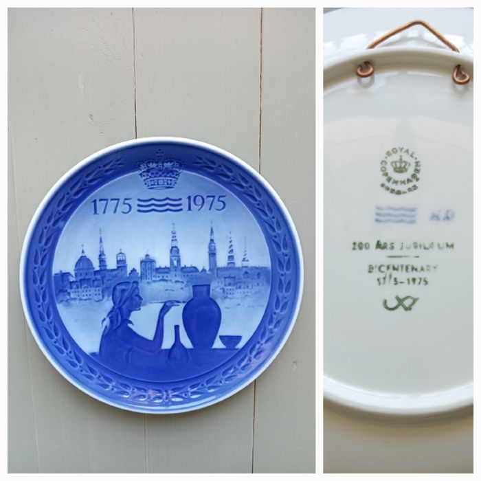 Колекційна настінна тарілка Данія Royal Copenhagen i Bing & Grøndahl
