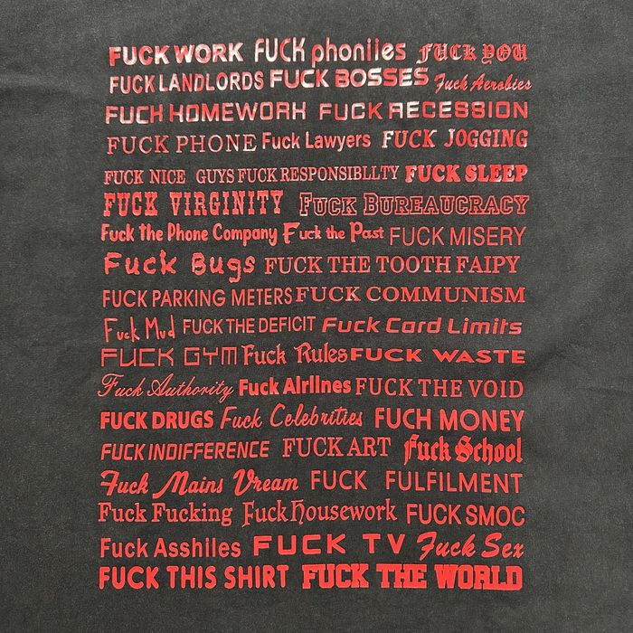 Футболка Vetements FUCK t-shirt S M L: 1 699 грн. - Футболки