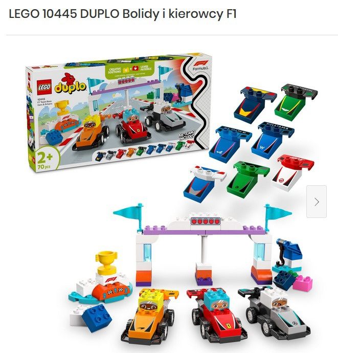 LEGO Duplo Formuła 1, zestaw 10445