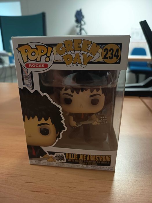 3 Bonecos Funko POP Rocks - Coleção  elementos da Banda Green Day