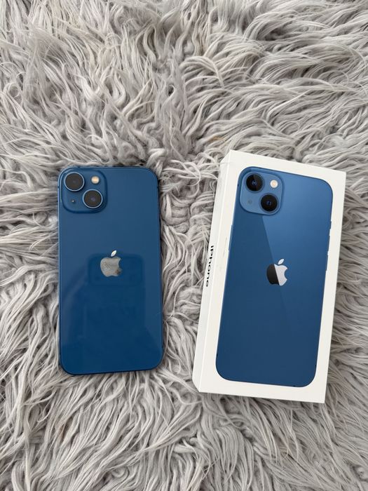 Iphone Apple 13 Blue 128 GB Stan Bardzo Dobry Kabelek + Etui Guess
