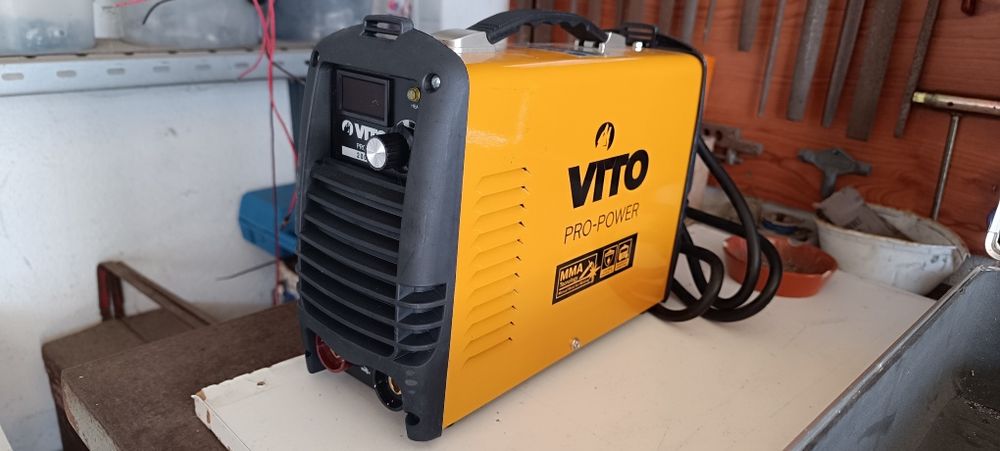 Máquina soldar Vito com mala e máscara automática