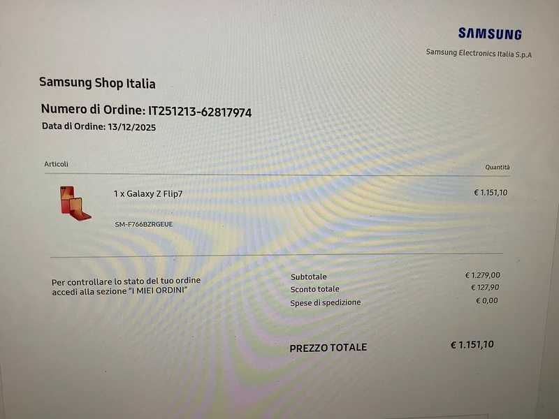 Samsung Galaxy Z Flip 7 256GB