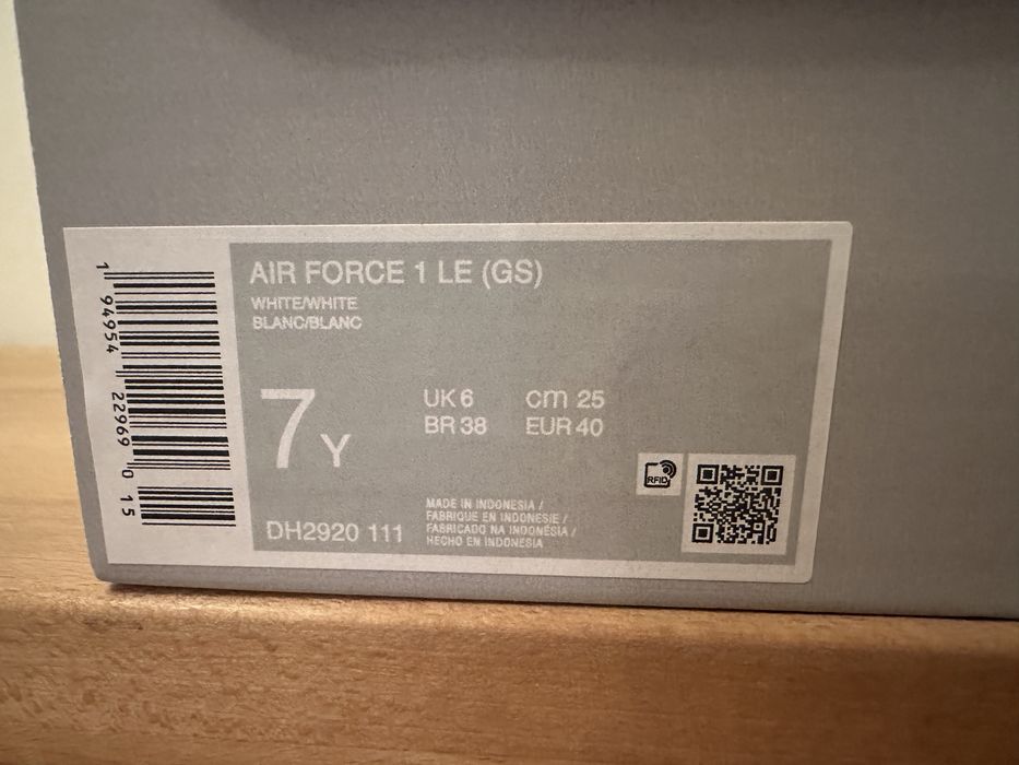Buty Nike AIR FORCE 1 sneakersy niskie