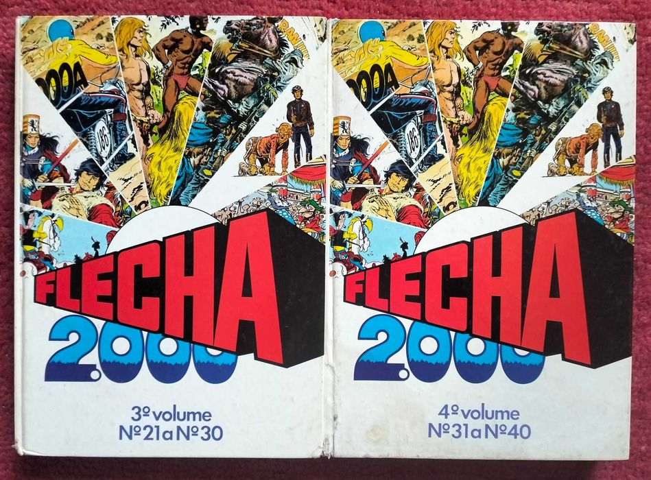 FLECHA 2000 BD 53 revistas e vols. 3 e 4 encadernados