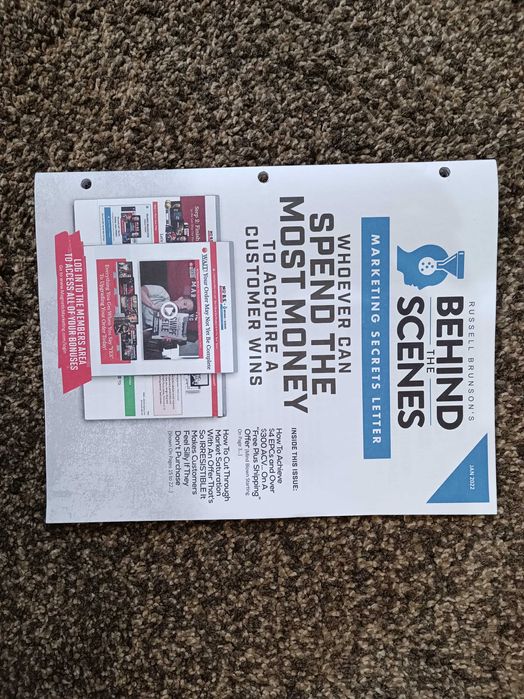 NOB.S. & Behind The Scenes - Dan Kennedy & Russel Brunson Newsletter