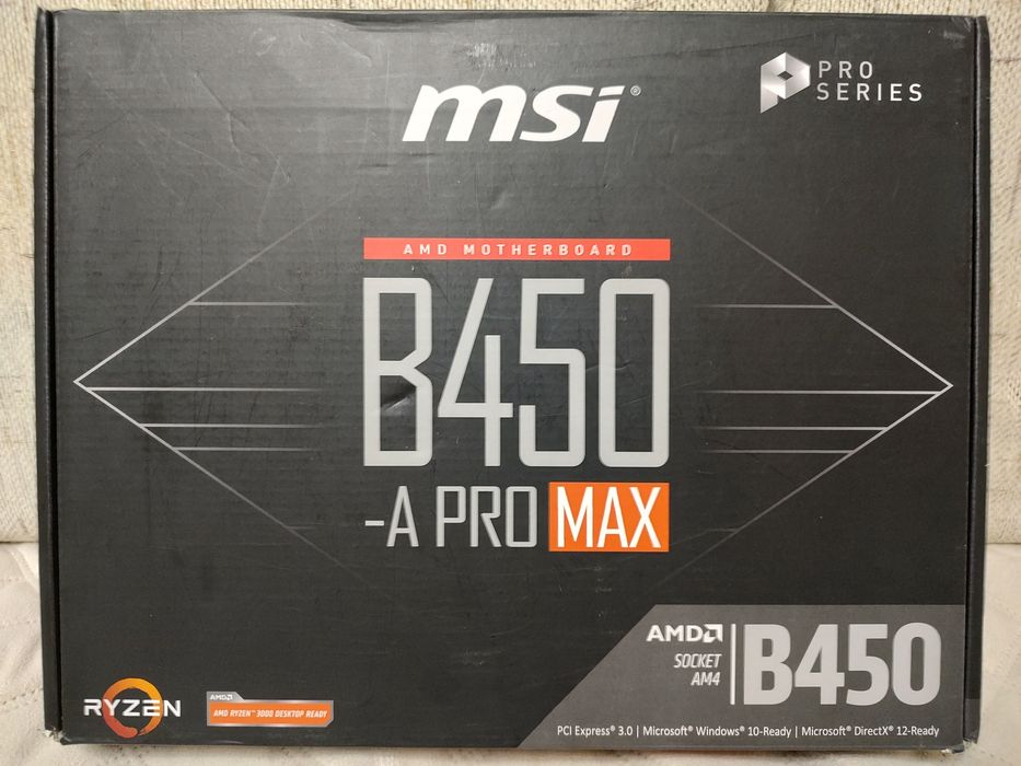 Материнська плата MSI B450-A Pro Max