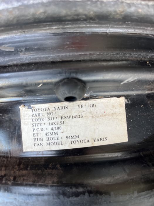 Oryginalne Felgi Toyota Yaris 14 cali