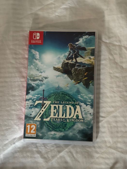 Nintendo Switch OLED Branca + Zelda: Tears of the Kingdom — Como Nova