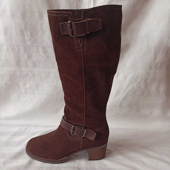 Dune London  kozaki roz. 39 - dł. wkł. 25 cm- skóra- stan bdb