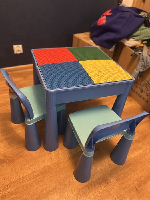 Stoliczek dla dziecka Lego z schowkiem