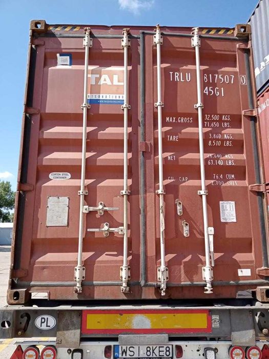 Używane kontenery magazynowe 40 HC - 12 metrów - Dobry stan - MP