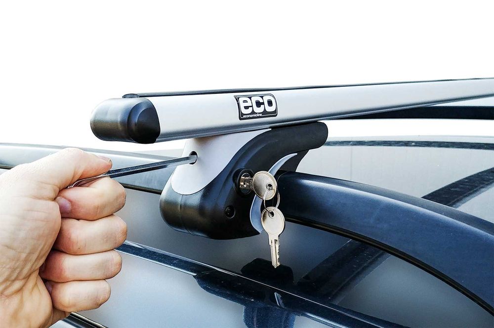 Bagażnik aluminiowy na reling relingi Skoda Octavia Skoda Fabia Superb