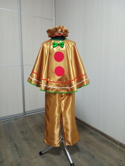 Костюм Печиво Пряник Карнавальний новорічнийкостюм дитячий