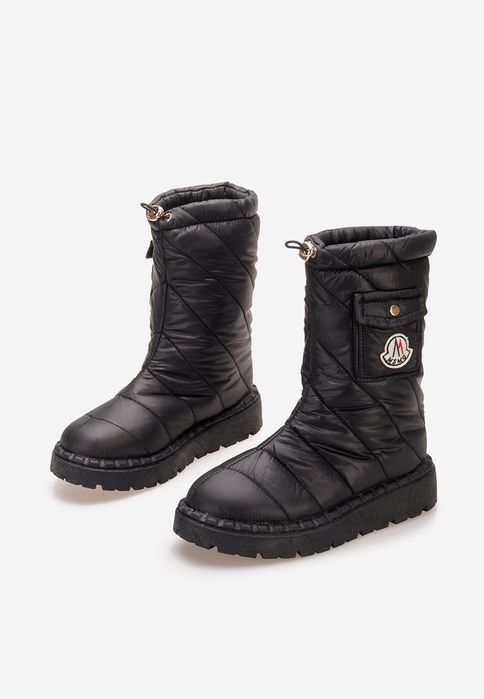 Czarne Śniegowce Damskie R 41