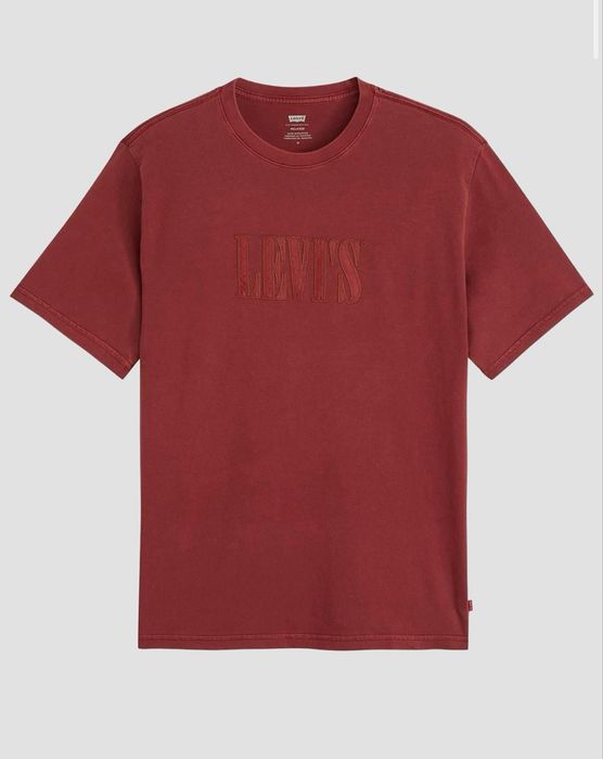 Levis червона чоловіча футболка