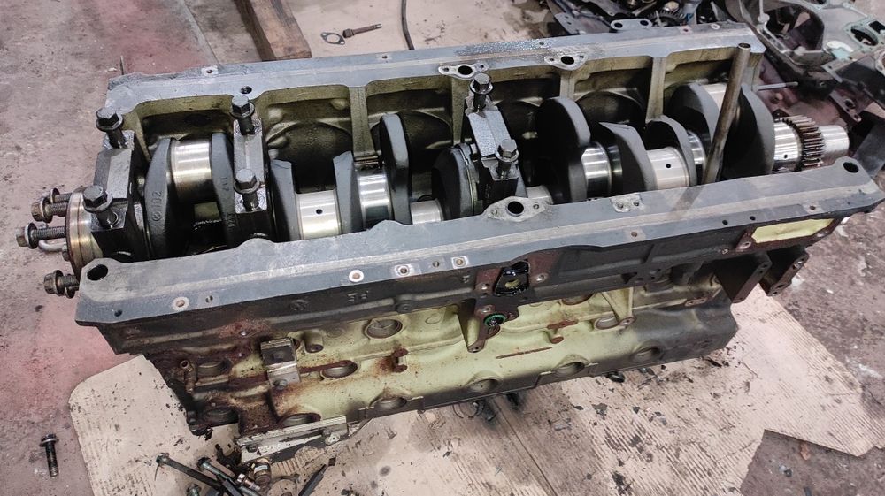 Блок поршневая шатун коленвал коленчатый вал ДАФ DAF 920 евро 3