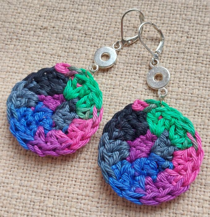 Kolczyki szydełkowe handmade