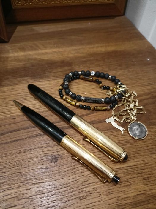 Okazja! Pióro Pelikan 500 M 14k, 585 Green+Ołówek Pelikan. Zestaw!