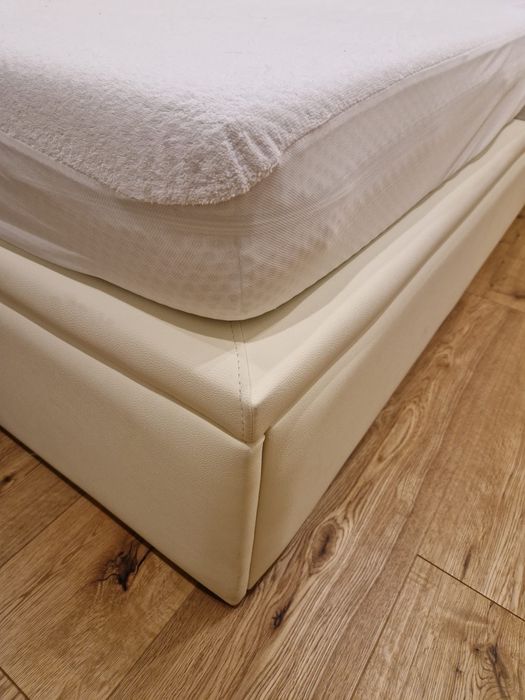 Cama com arrumação solteiro com arrumação + colchão IKEA + cabeceira em madeira