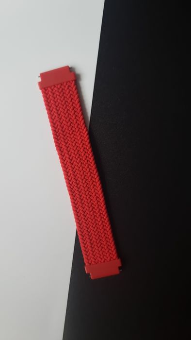 Pasek plecionego materiału 20 mm do zegarka Samsung, Huawei, Amazfit,