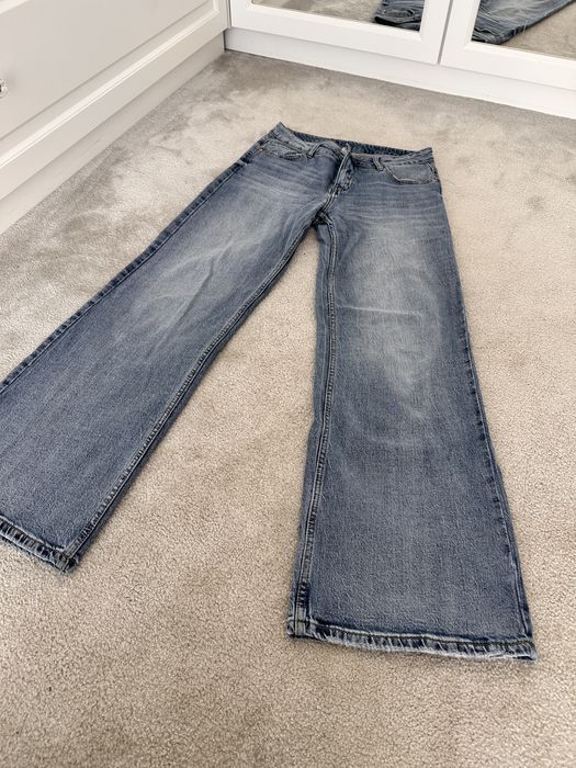Jeansy Zara h&m rozszerzane M