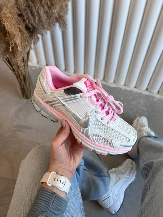 Nike Vomero 5 white pink / жіночі кросівки найк / найк вомеро 36 37 38