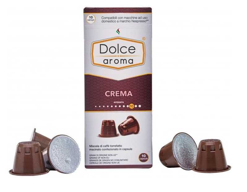 Капсули Nespresso Dolce Aroma 10 шт Італія Неспрессо капсулах Дольче
