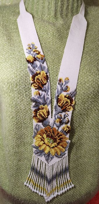 Гердан з  бісеру