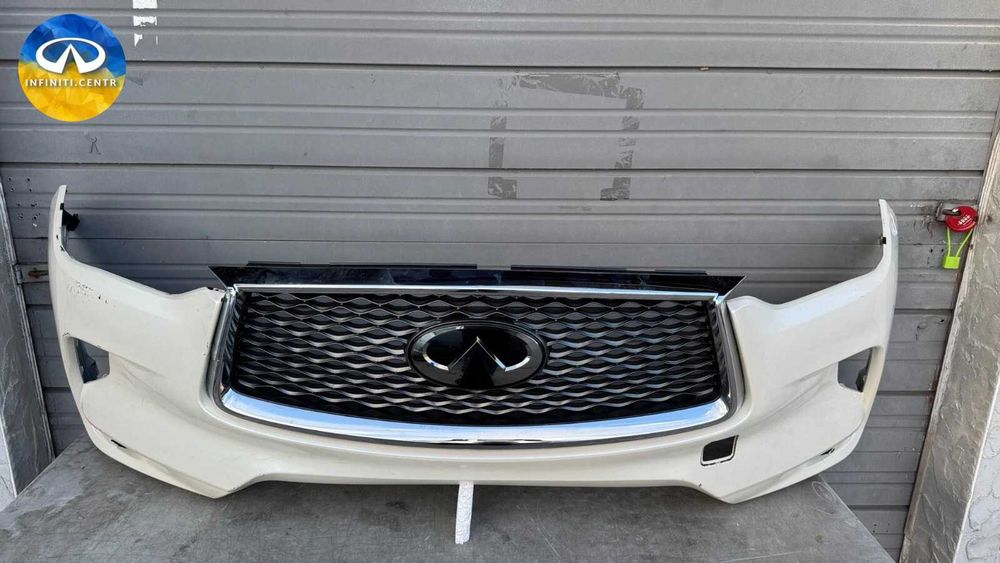 2019-2024 INFINITI QX50 передний бампер крышка OEM без датчика