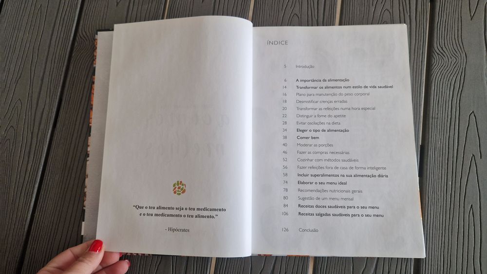 Livro "Guia para Aprender a Comer Melhor"