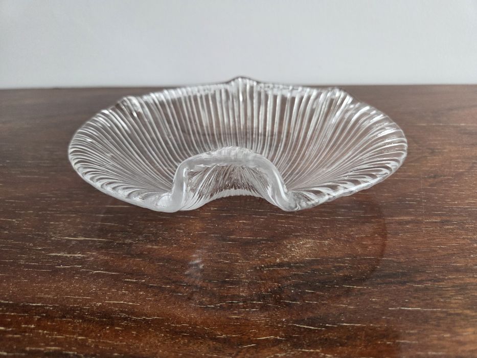 Taça concha vidro vintage