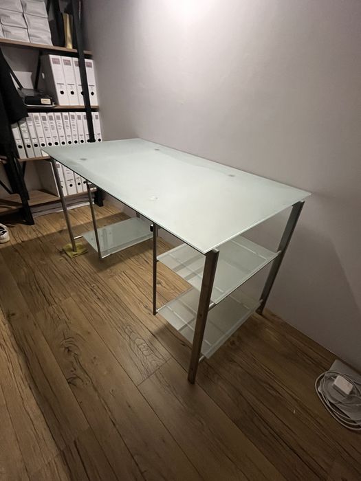 Biurko szklane 130cm x 70cm