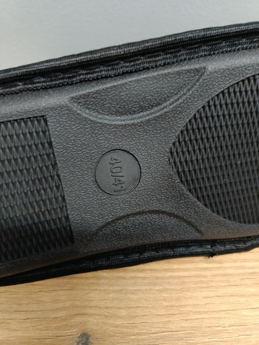 #kapcie ciapki męskie 40/41 czarne ciepłe