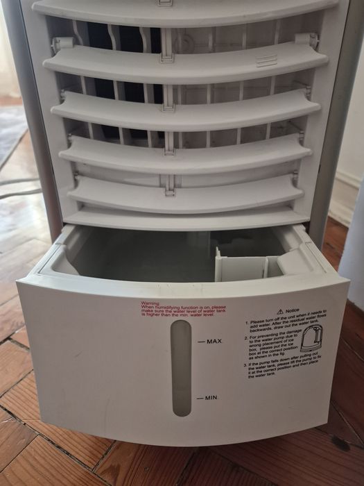 Air Cooler portátil com rodas e pega