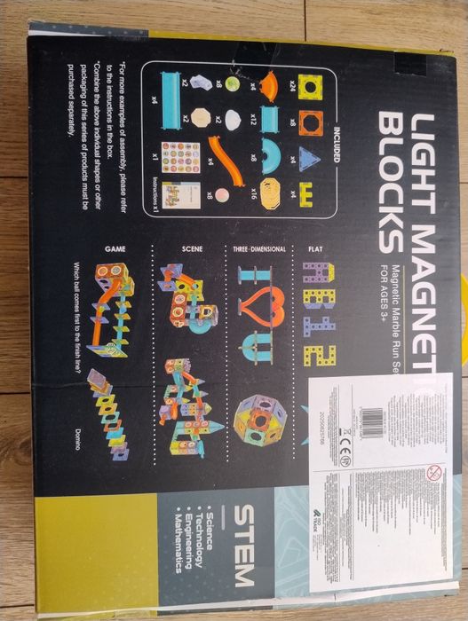 Magnetyczny zestaw konstrukcyjny z kulkami