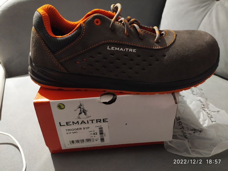 Sprzedam Półbuty bezpieczne r.42 Lemaitre TRIGGER S1 SRC