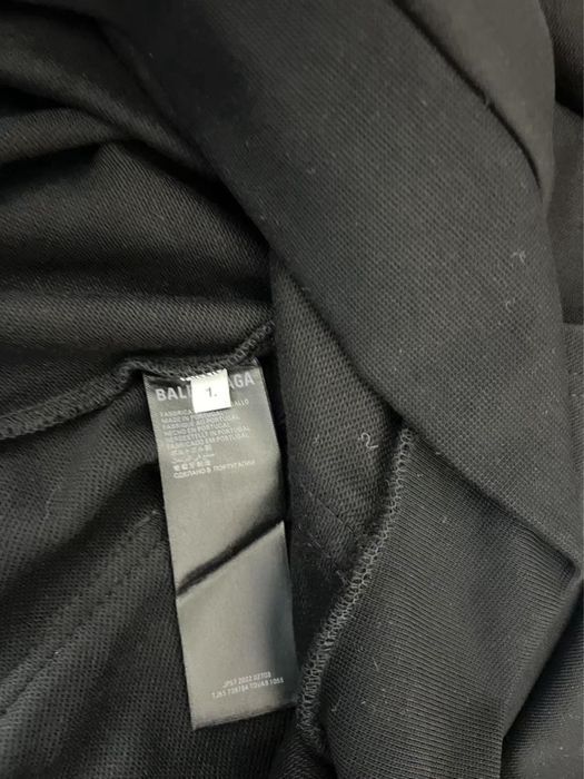 Худи BALENCIAGA рванное мужское унисекс черное пораанное винтажное