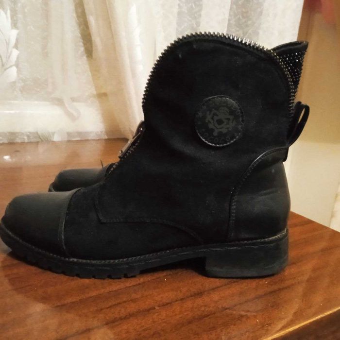 Сапоги/ботинки кожаные зимние , осенние