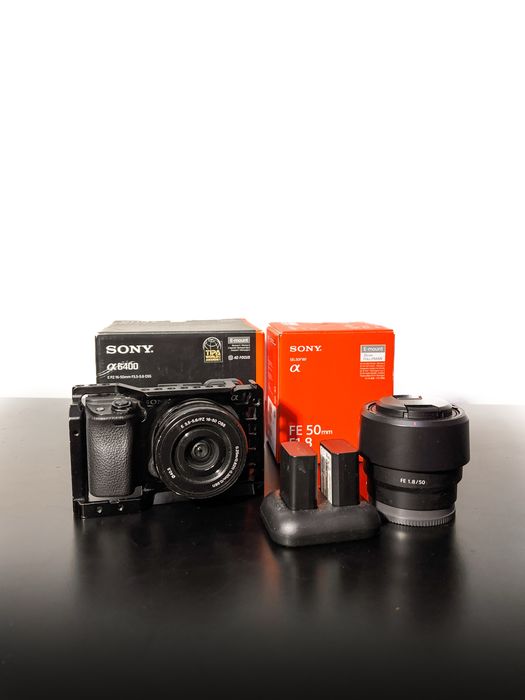 Sony a6400+50mm f1.8 e 16-50mm