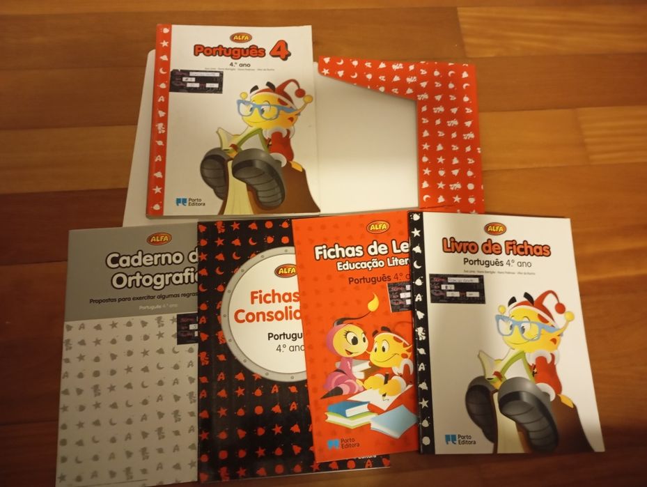 Livros escolares de português