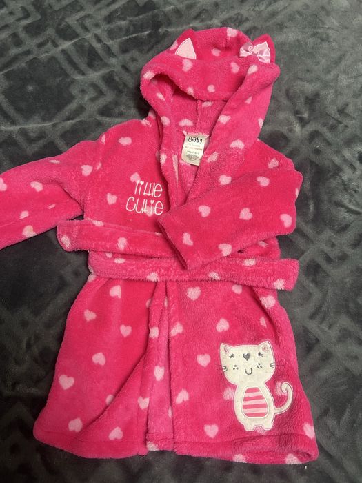 Дитячий халатик, 12-18 міс.колір рожевий