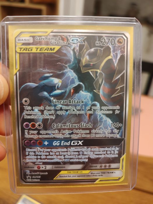 Karta Pokemon Garchomp&Giratina GX