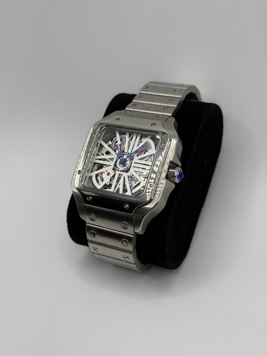 Seiko Mod Zegarek Santos Skeleton