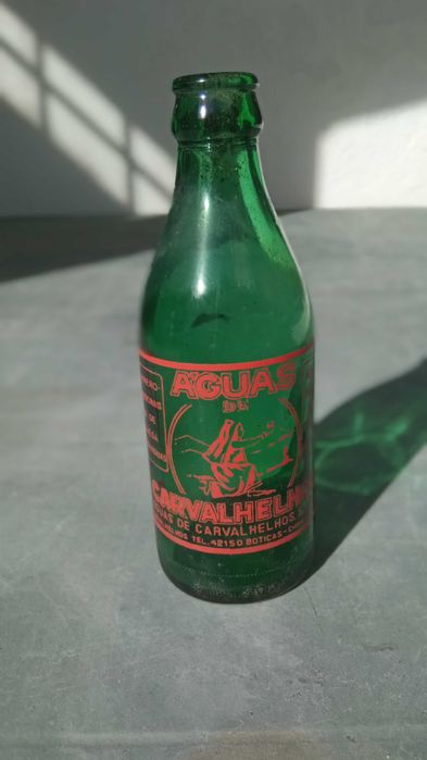 Garrafa pirogravada Águas de Carvalhelhos 0,25cl